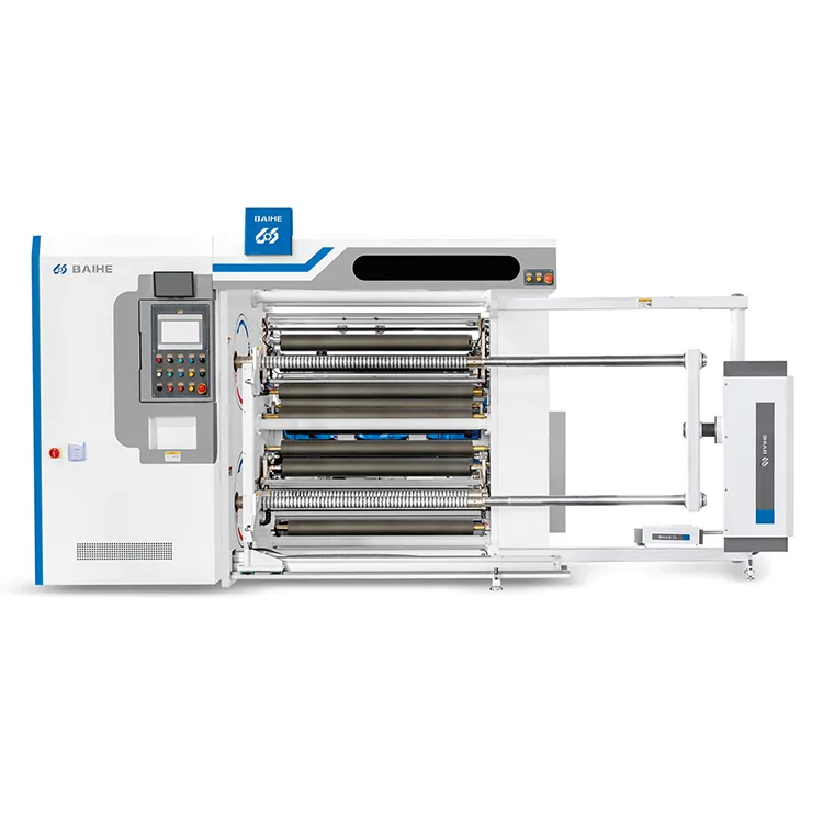 High Speed Duplex Turret Slitting Machine